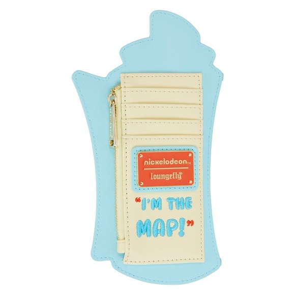 Loungefly Nickelodeon Dora The Explorer Map Large Cardholder - Picture 2 of 4